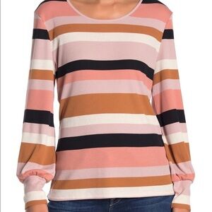 14th & Union•striped long sleeves T-shirt - NWT